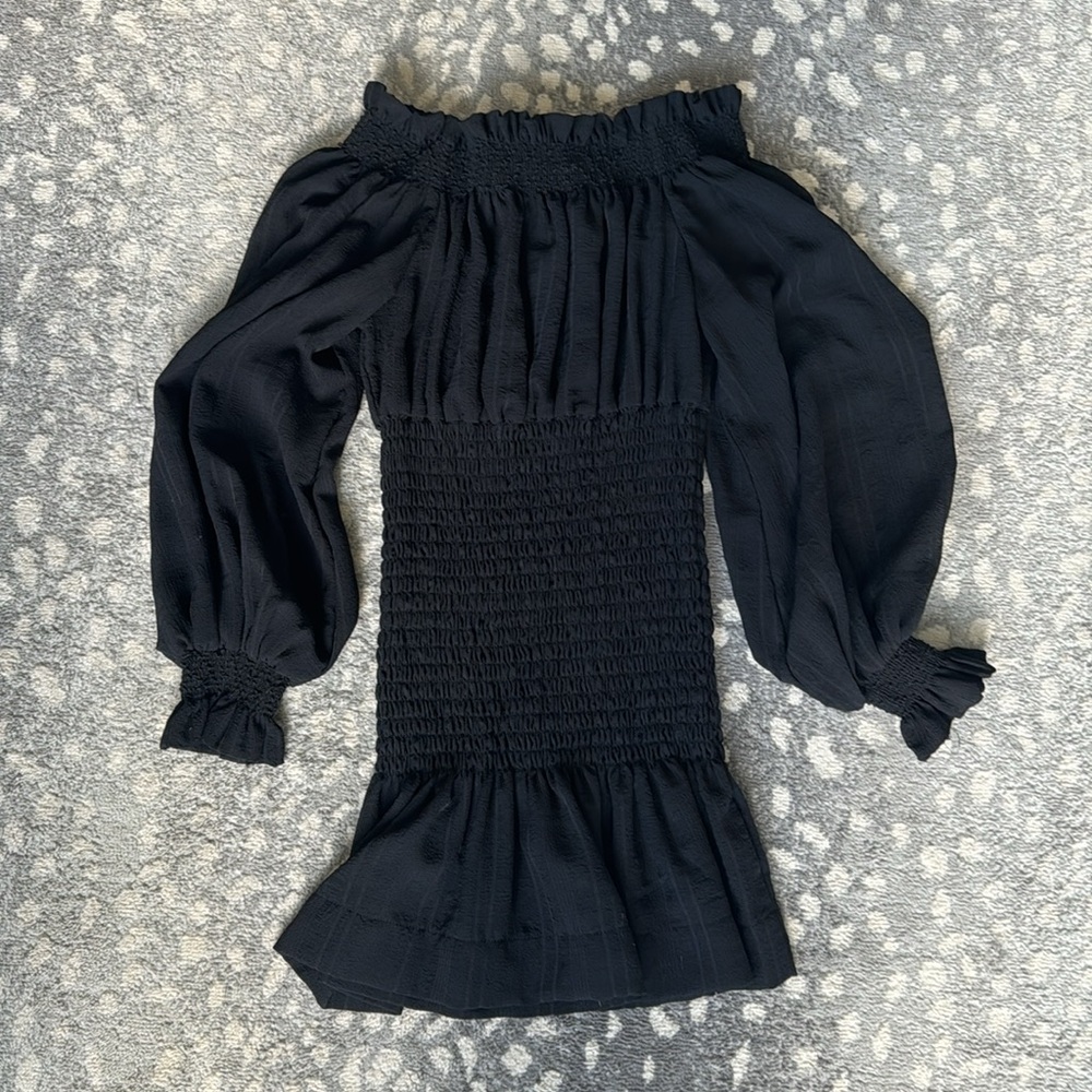 Black Off the Shoulder Dress